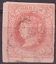 Spain 1864 Queen Isabel II 19 Cuartos Red & Salmon Edifil 64